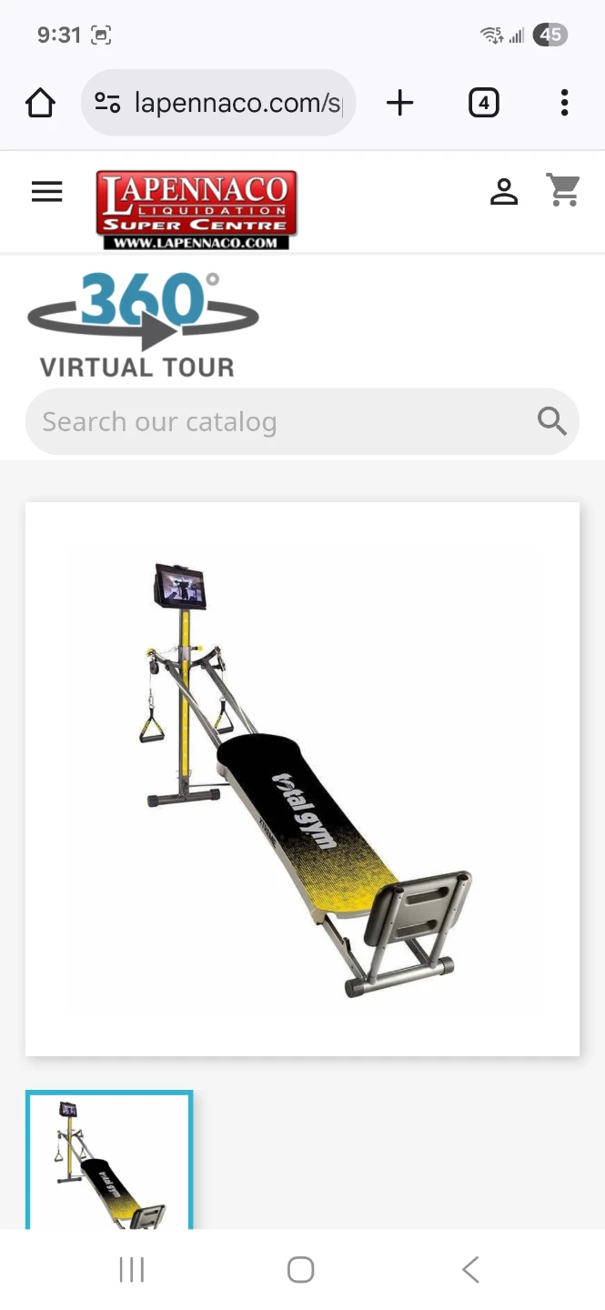 Total Gym XLS Home Fitness Machine