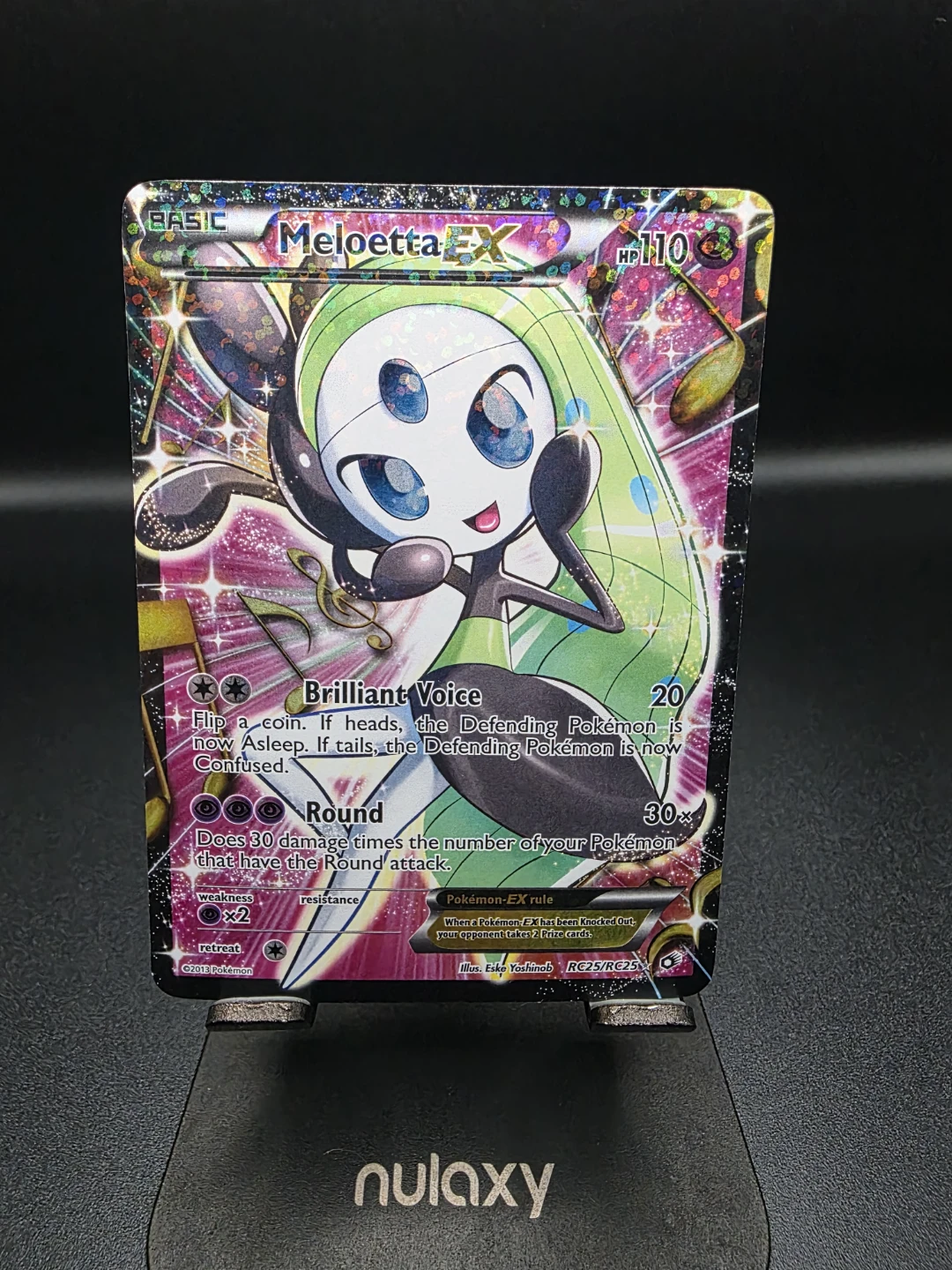 Melotta EX Pokémon Card