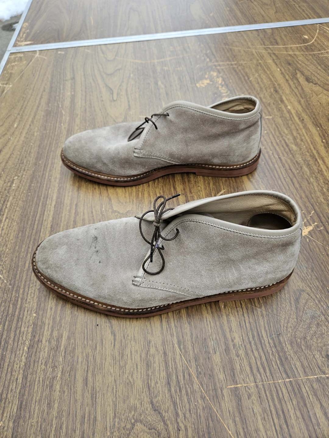 Zegna italian suede Ankle boots. Size 7.5 - photo 2