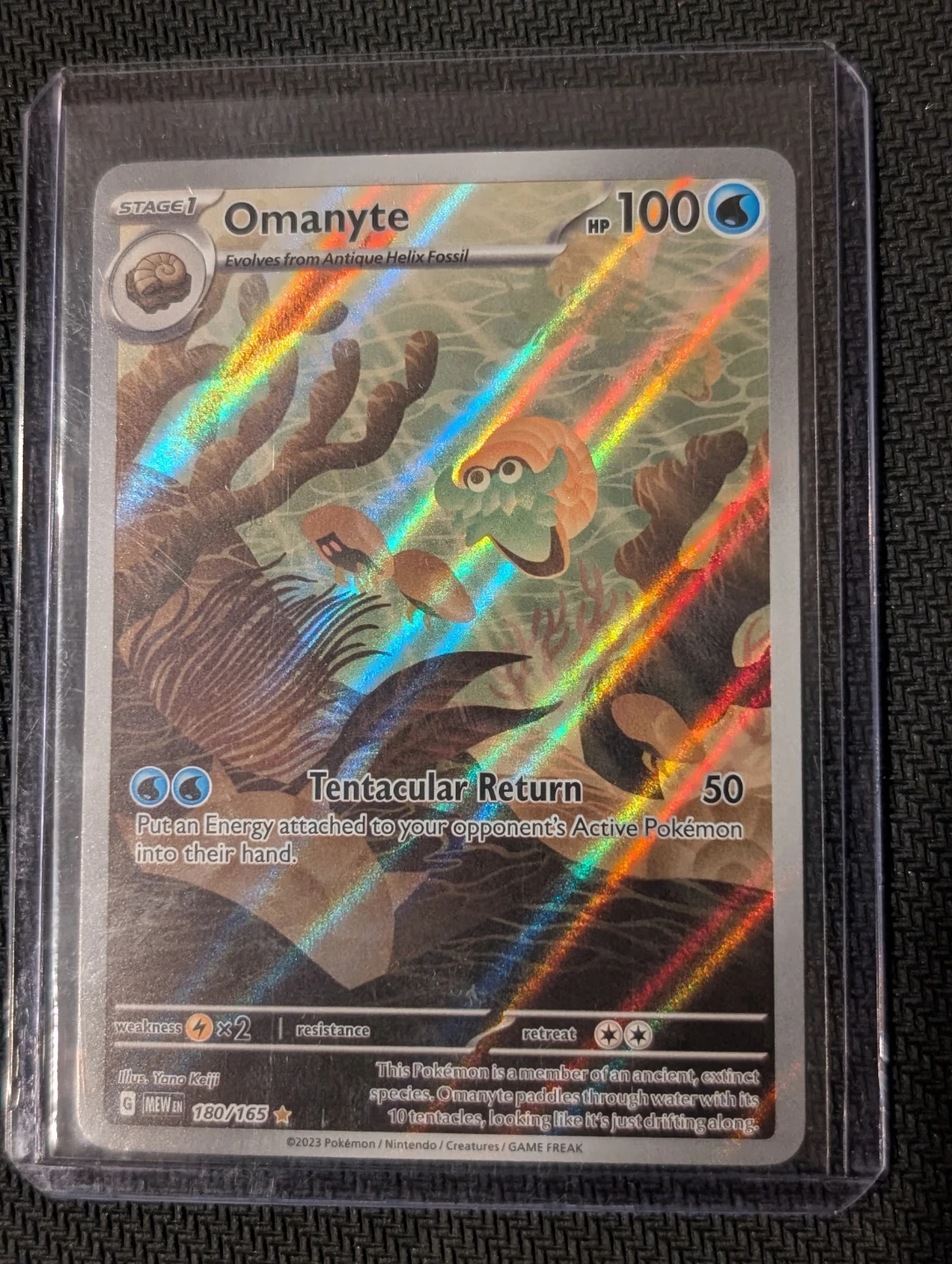 Omanyte Scarlet & Violet 151 IR 180/165 - Pokemon - photo 3