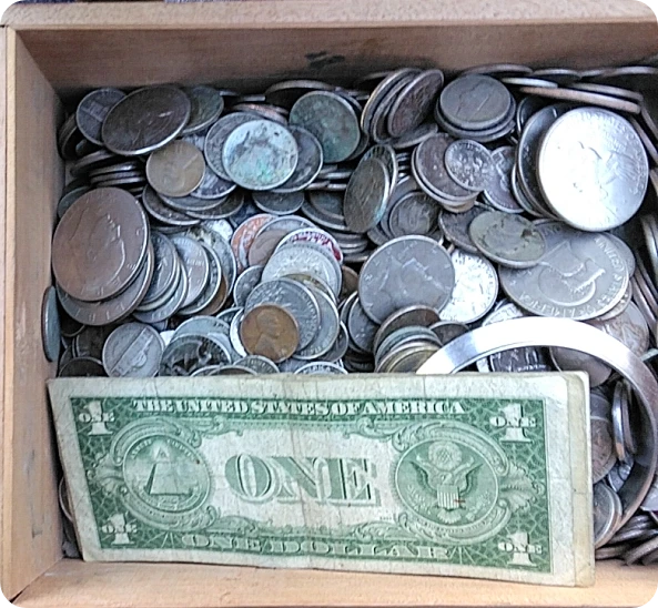 Monedas más De 400 de plata Pura Y billetes