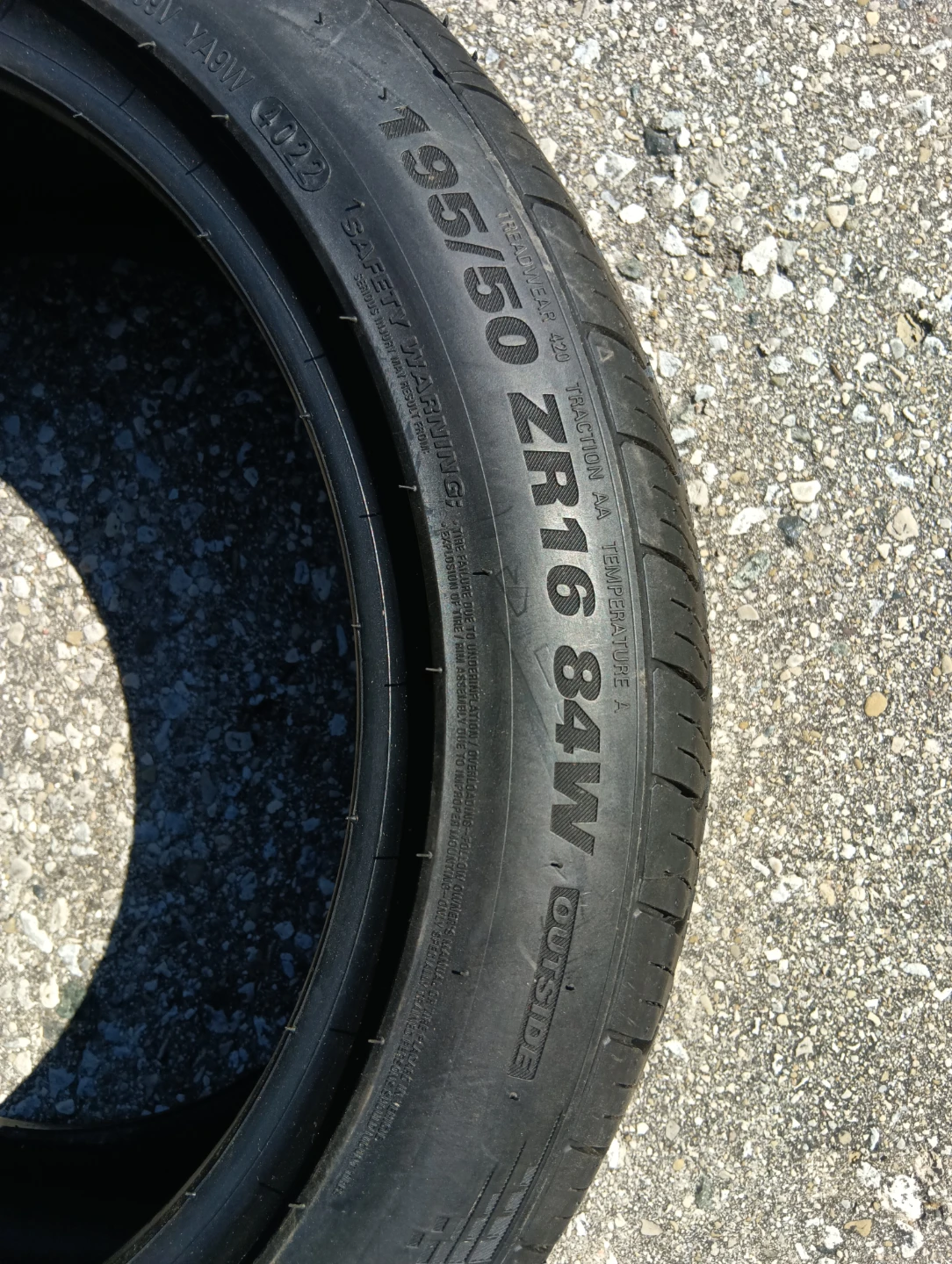 Kumho Ecsta 4X Tires - 195/50 ZR16 84V - photo 4