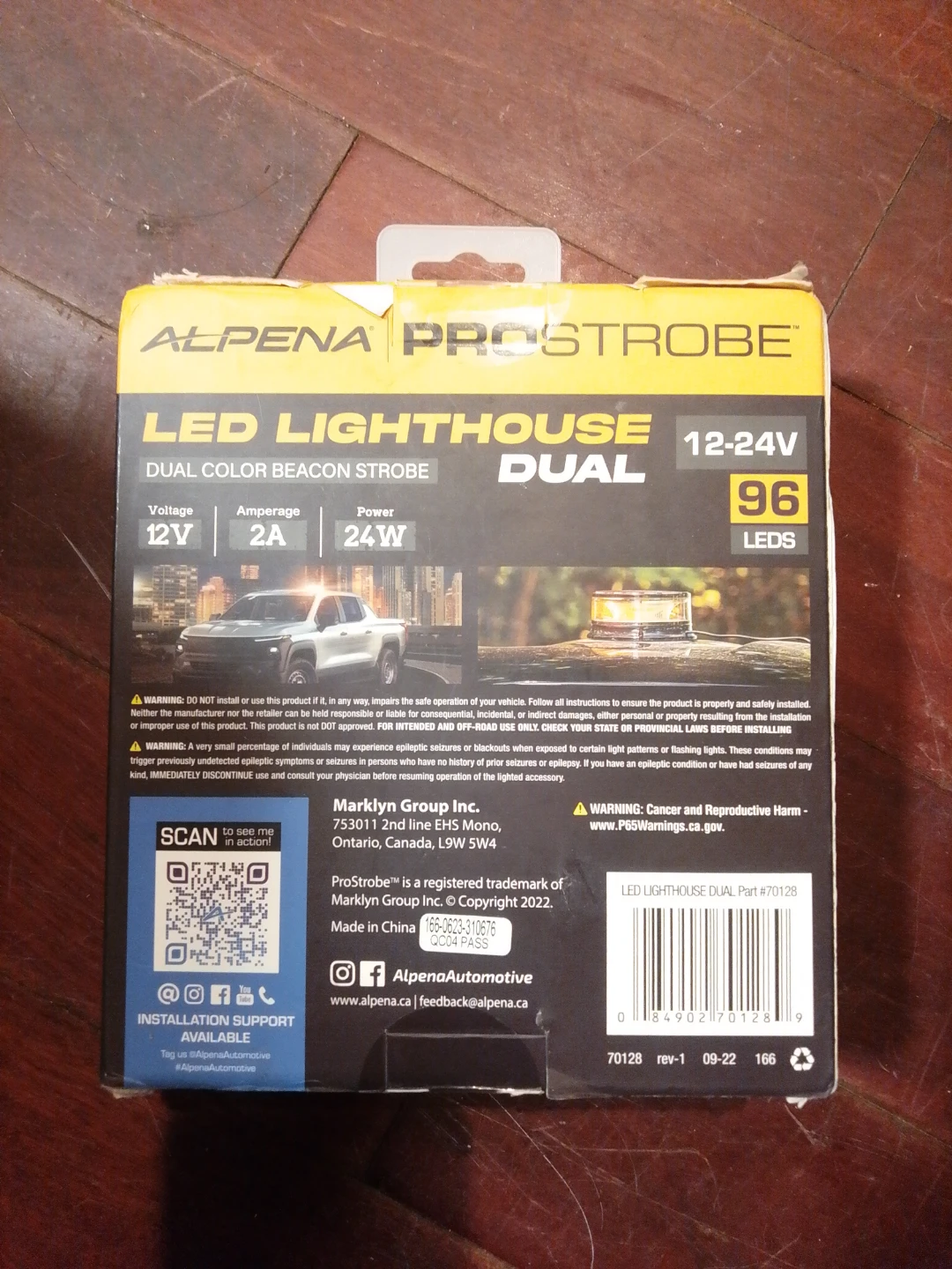 Alpena ProStrobe LED Lighthouse Dual Color Beacon Strobe - photo 2