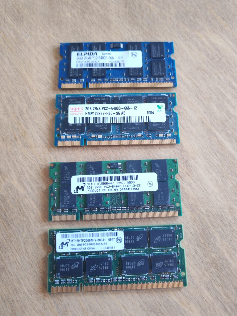 8GB 4x 2GB DDR2 RAM'S