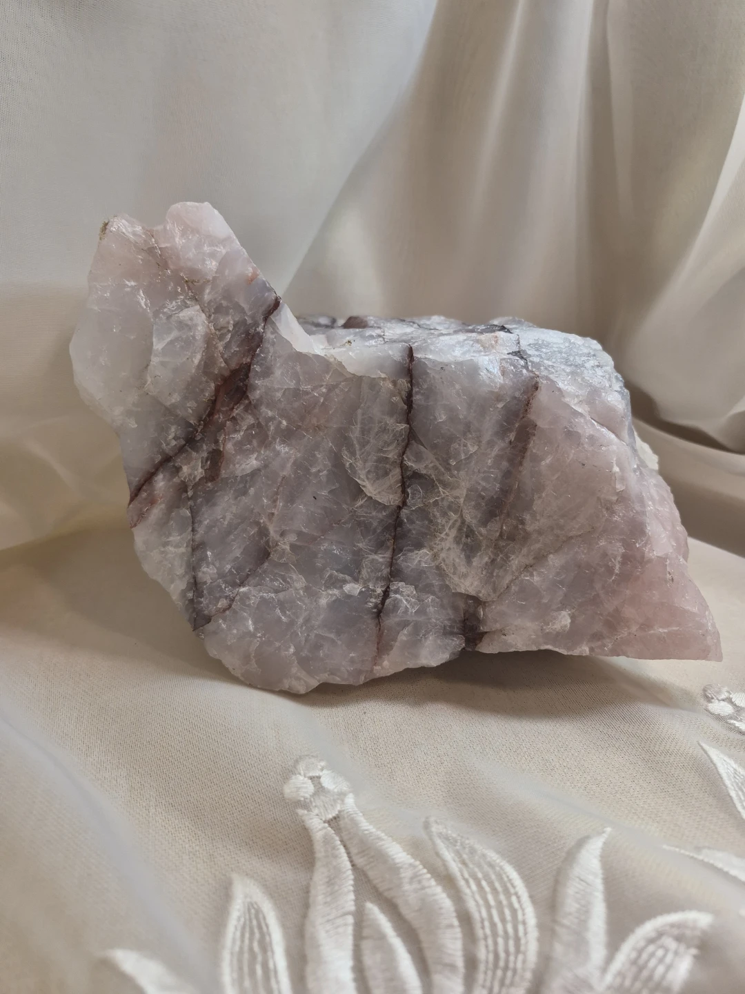 Large Pc of 8+ Lbs Rose Quarts Stone Crystal