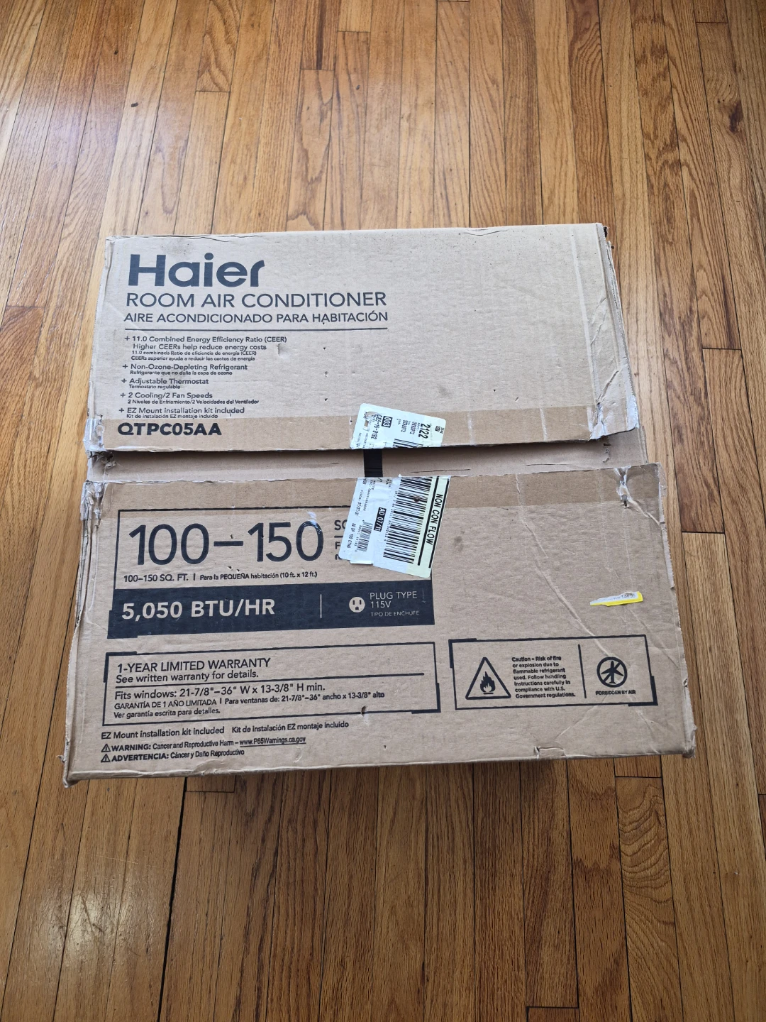 Haier Room Air Conditioner - 5,050 BTU/HR - photo 2