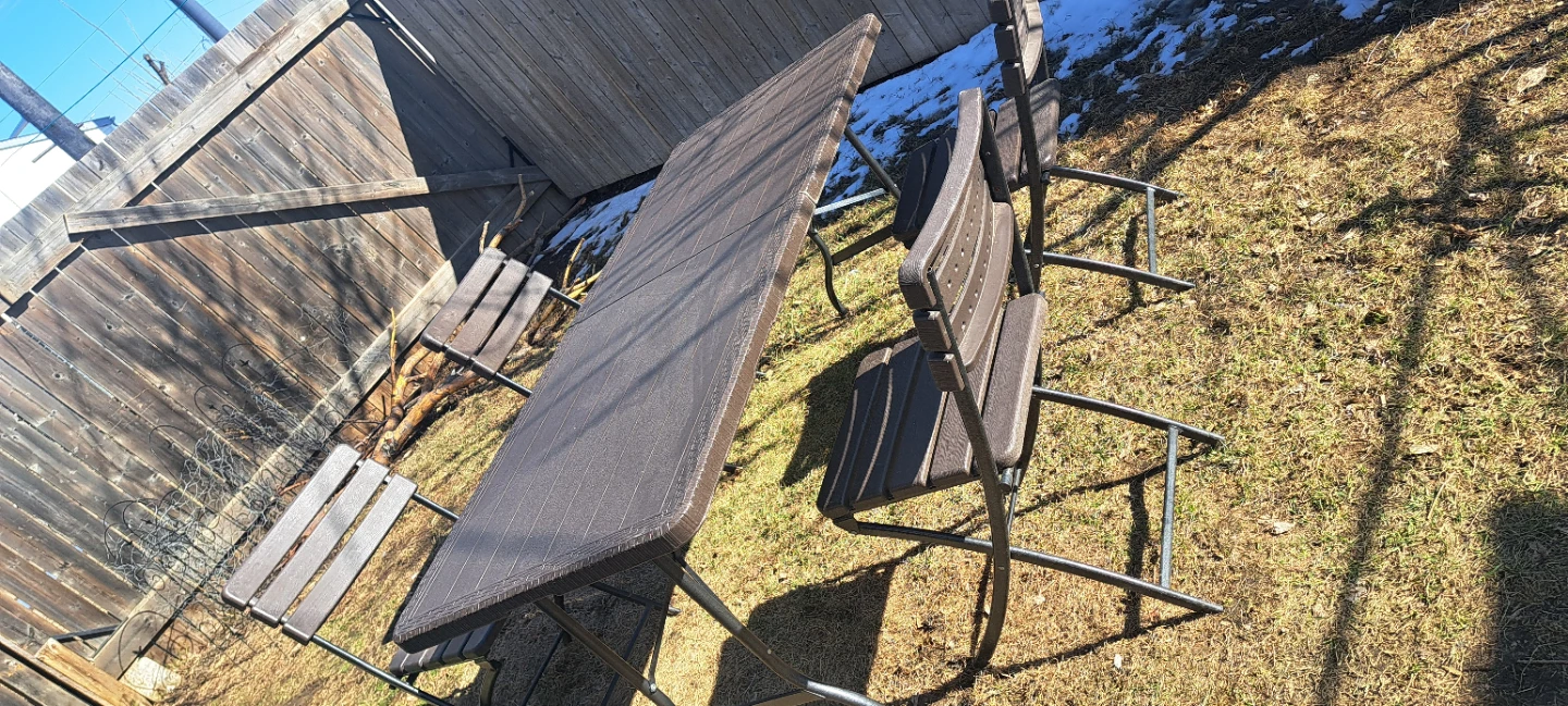 Folding Patio Bistro Set - photo 3