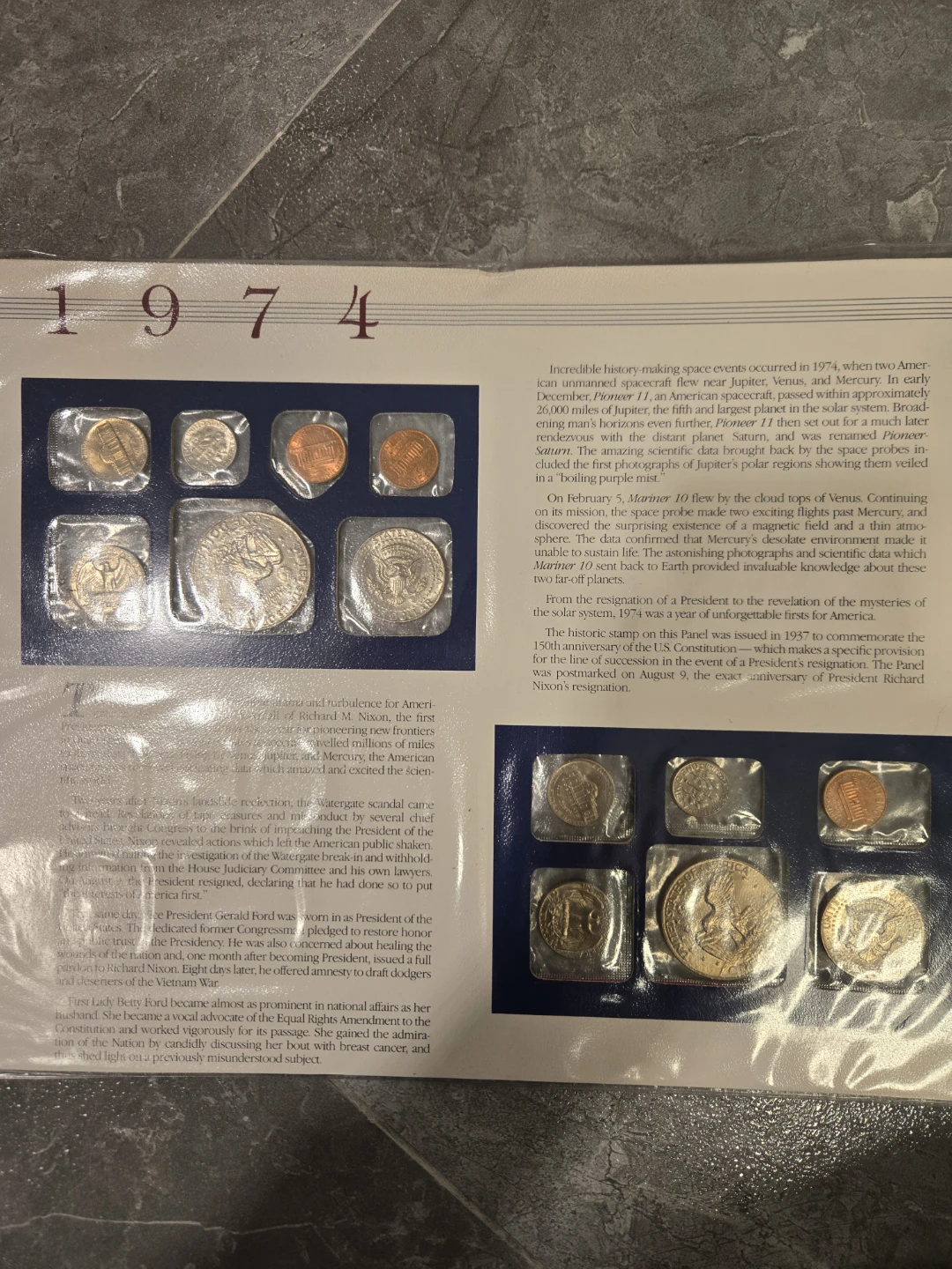 1974 & 1980 US Mint Uncirculated Coin Sets - photo 4