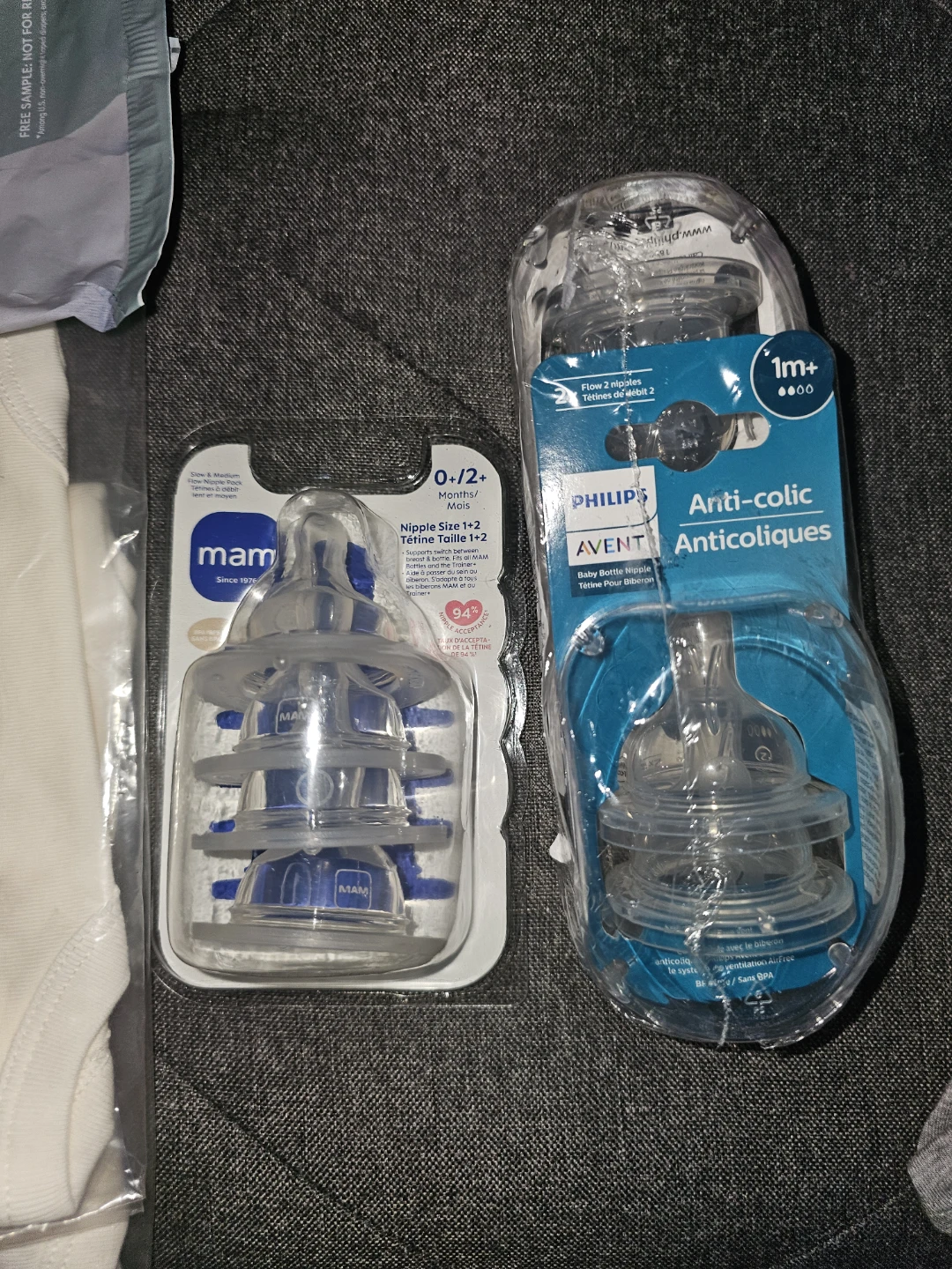 MAM & Philips Avent Baby Bottle Nipples