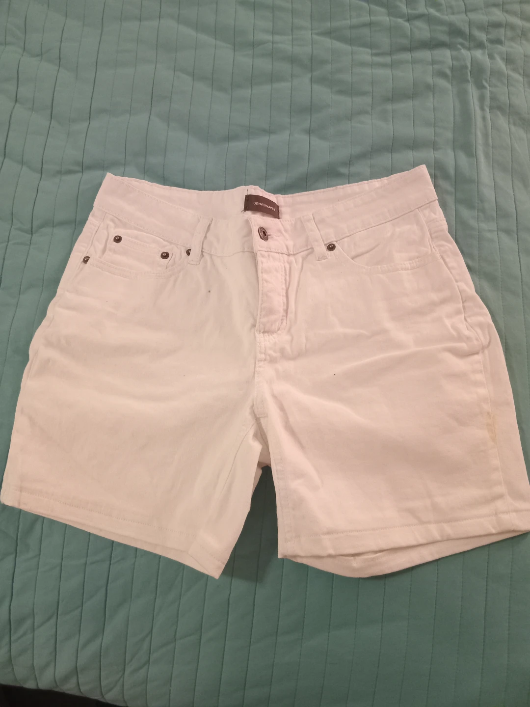 Denver Hayes White Cotton Blend Shorts Size 6x8
