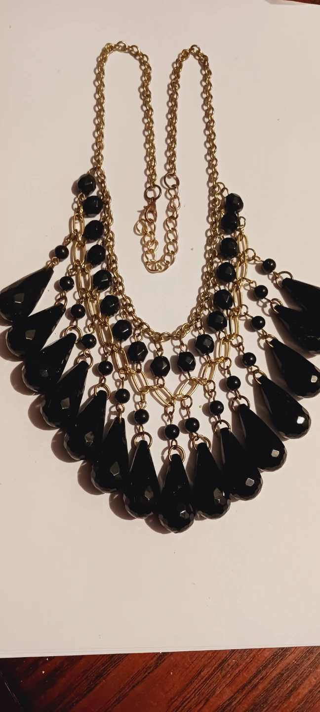 Gorgeous Vintage Bohemian Statement Beaded Necklace - photo 2