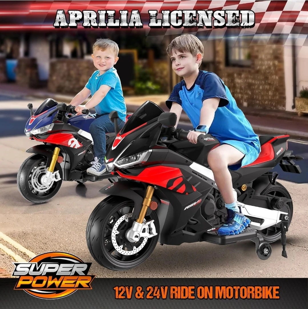 Aprilia Ride On Motorcycle for Kids