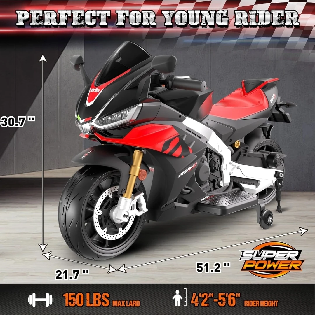 Aprilia Ride On Motorcycle for Kids - photo 3