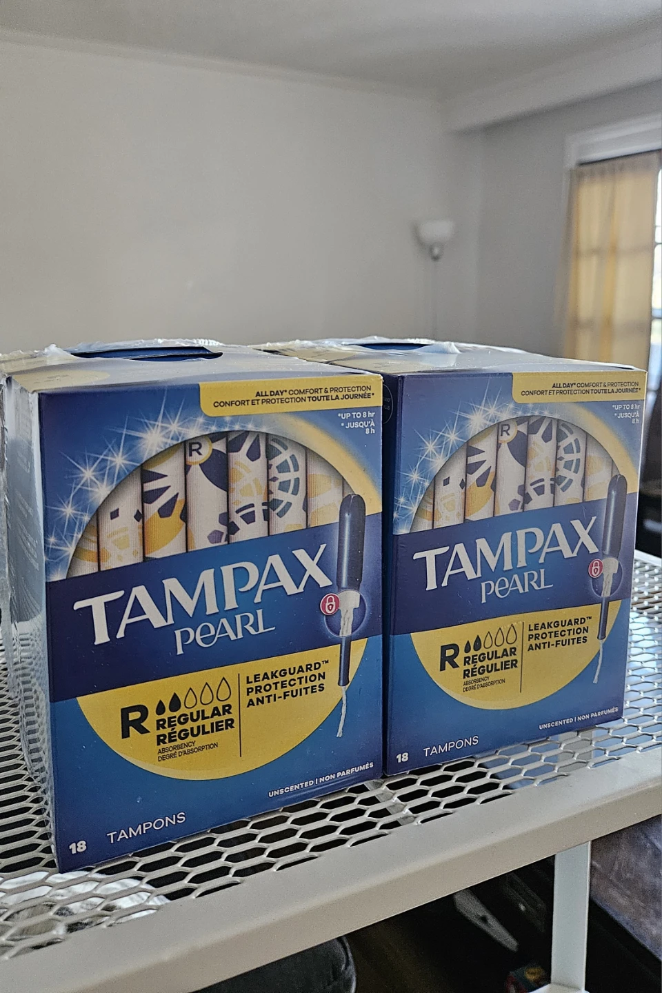 Tampax Pearl Tampons - Regular (6 x 18 Count)