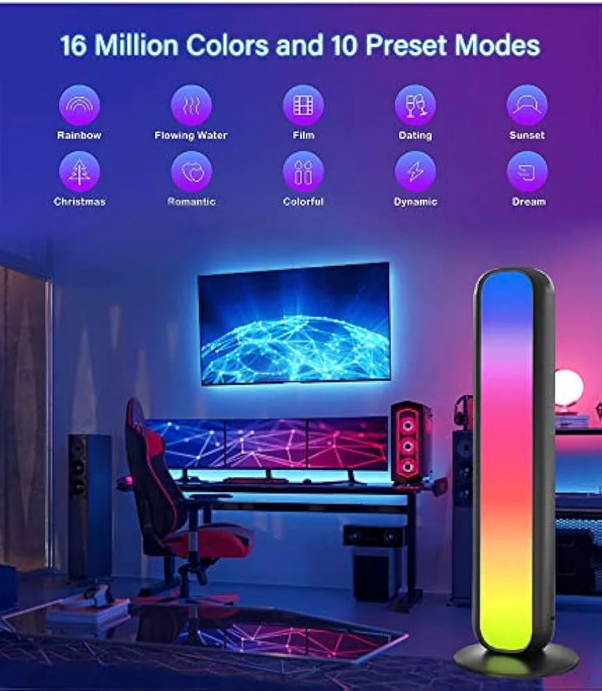 Smart Life Tuya WIFI RGBIC Ambience LED Light Bar 10W | 2 Bars | - photo 3
