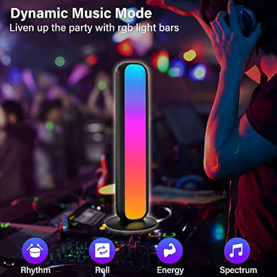 Smart Life Tuya WIFI RGBIC Ambience LED Light Bar 10W | 2 Bars | - photo 4