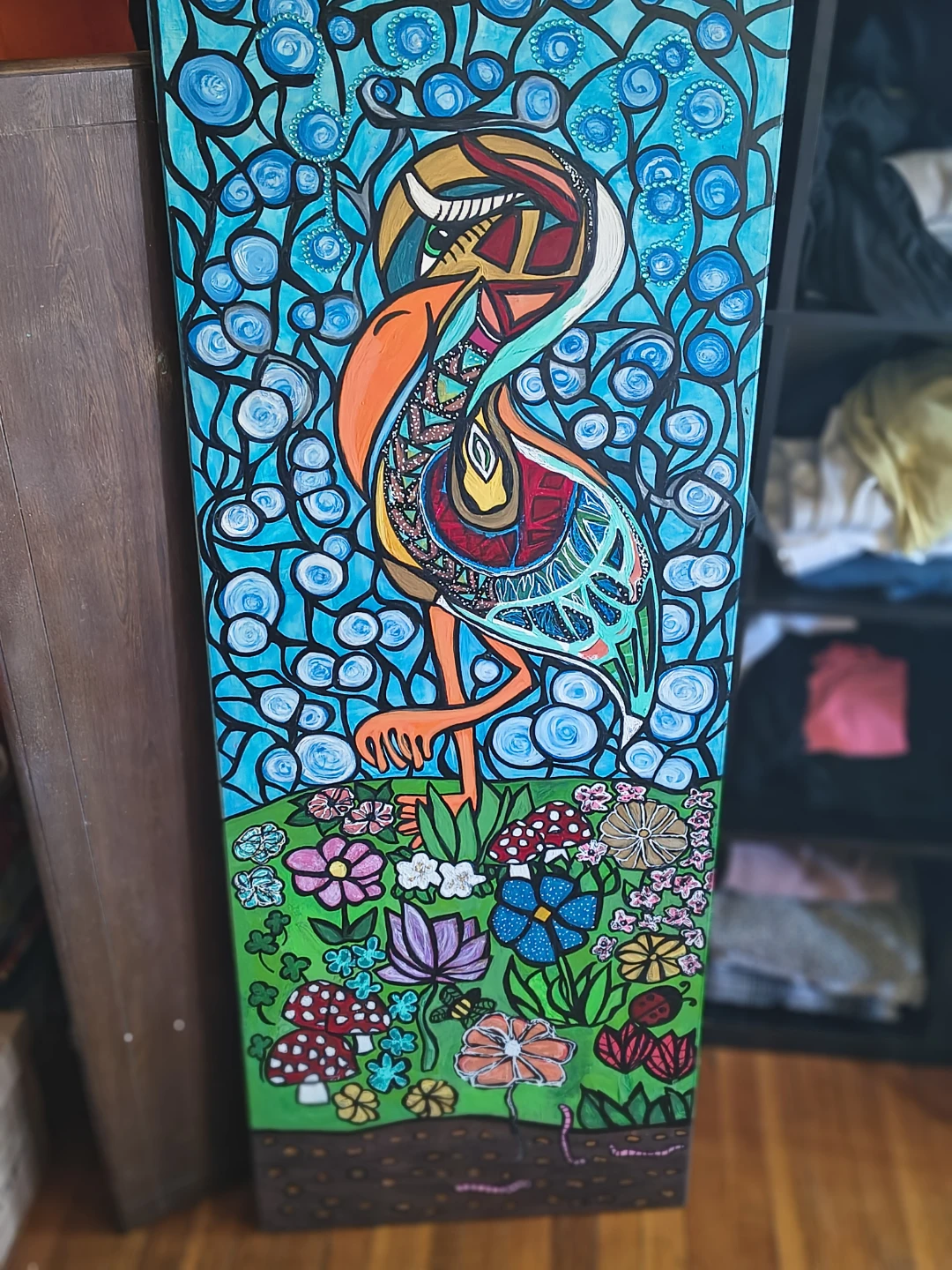 Vibrant Painted Wall Art - photo 2