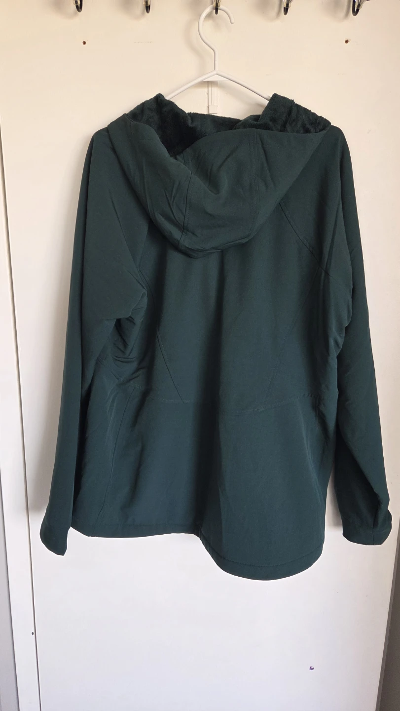 Kirkland Signature Hooded Fleece Lined Jacket - Green - XX-Large - photo 3