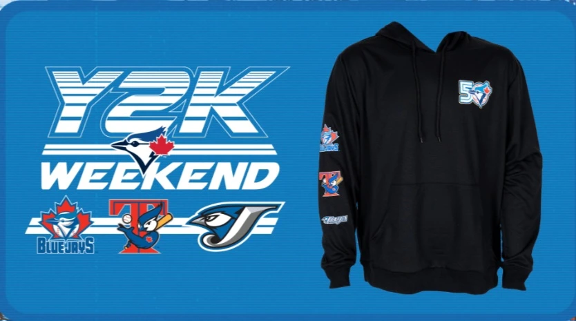 Toronto Blue Jays Y2K Weekend Hoodie