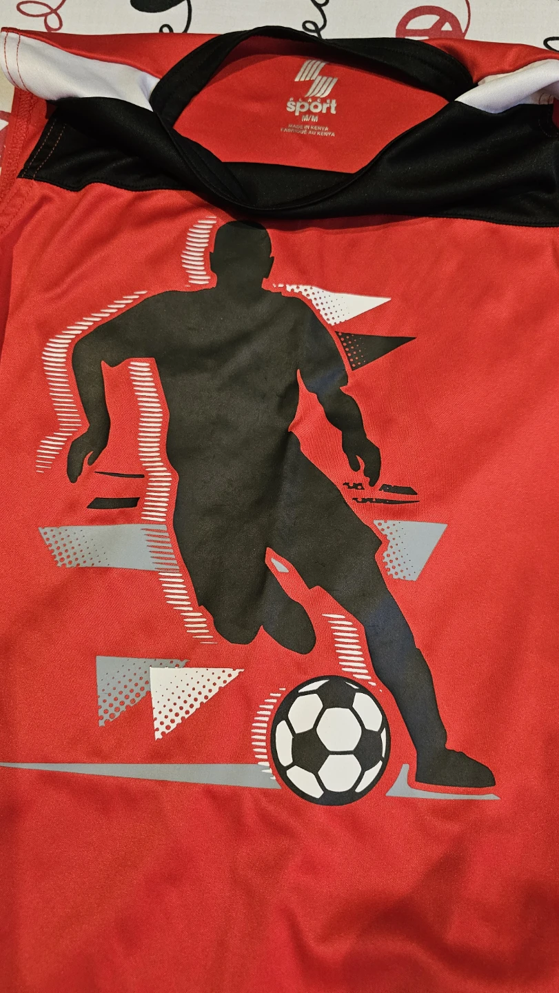 Sport-Tek Red Soccer Jersey and Shorts Set - photo 3