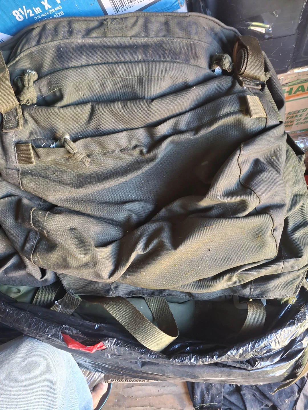 Olive Green Backpack Duffel Bag - photo 3