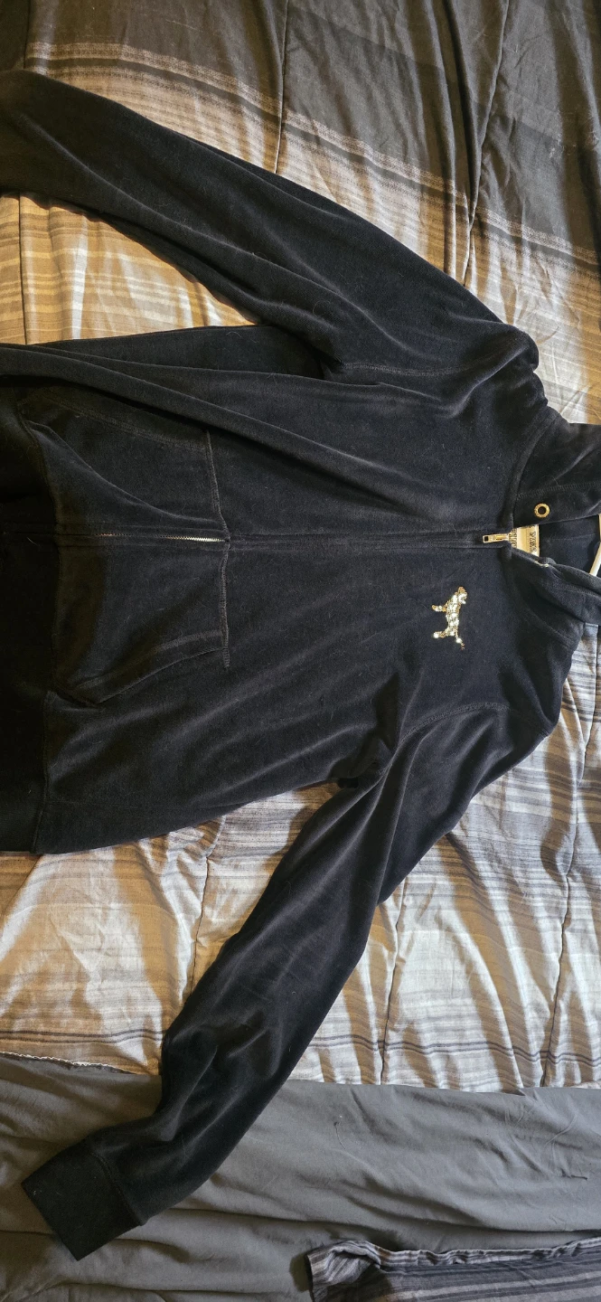 Victoria's Secret Pink Velour Hoodie