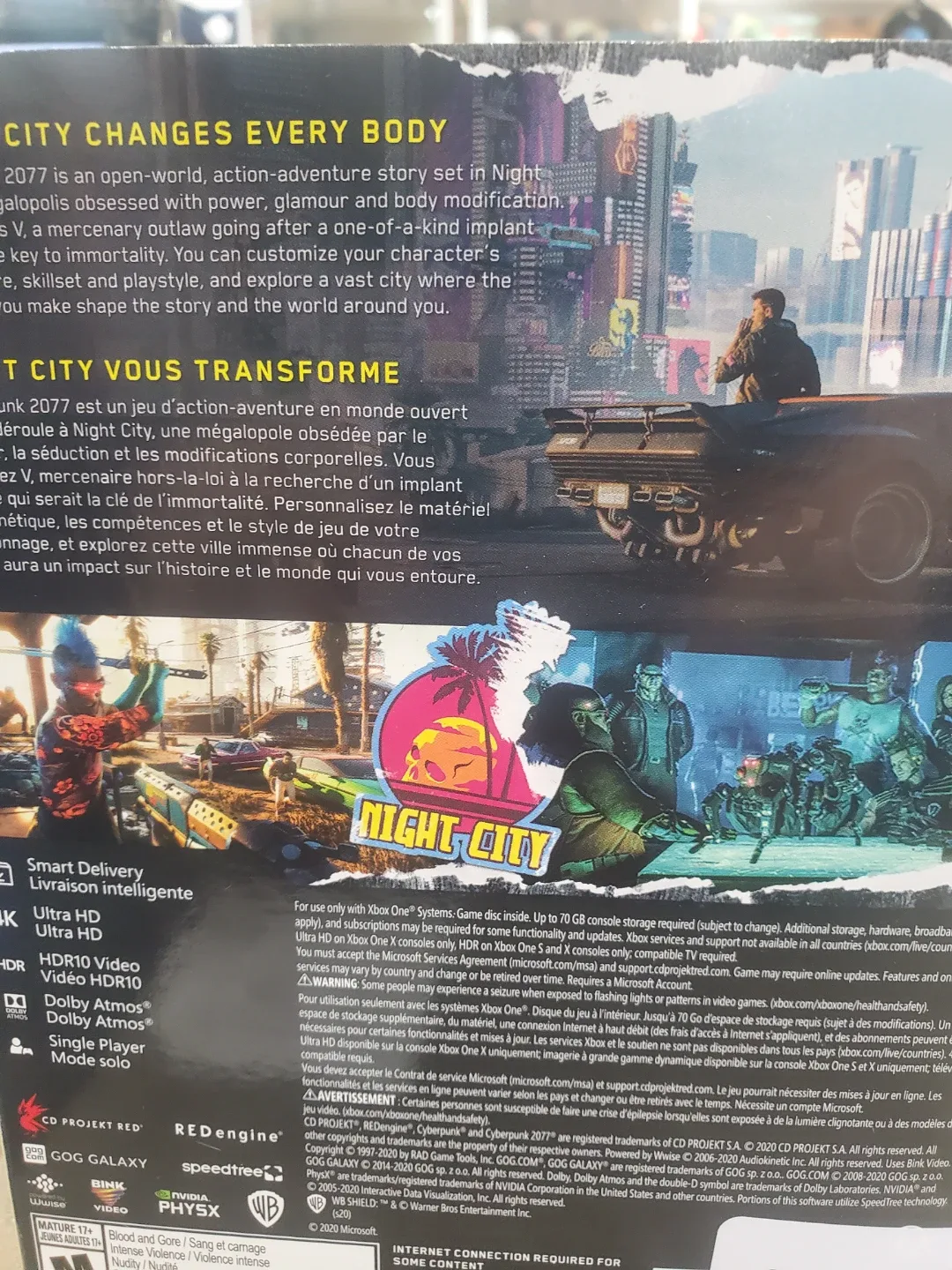 Cyberpunk 2077 Xbox One Game - photo 2
