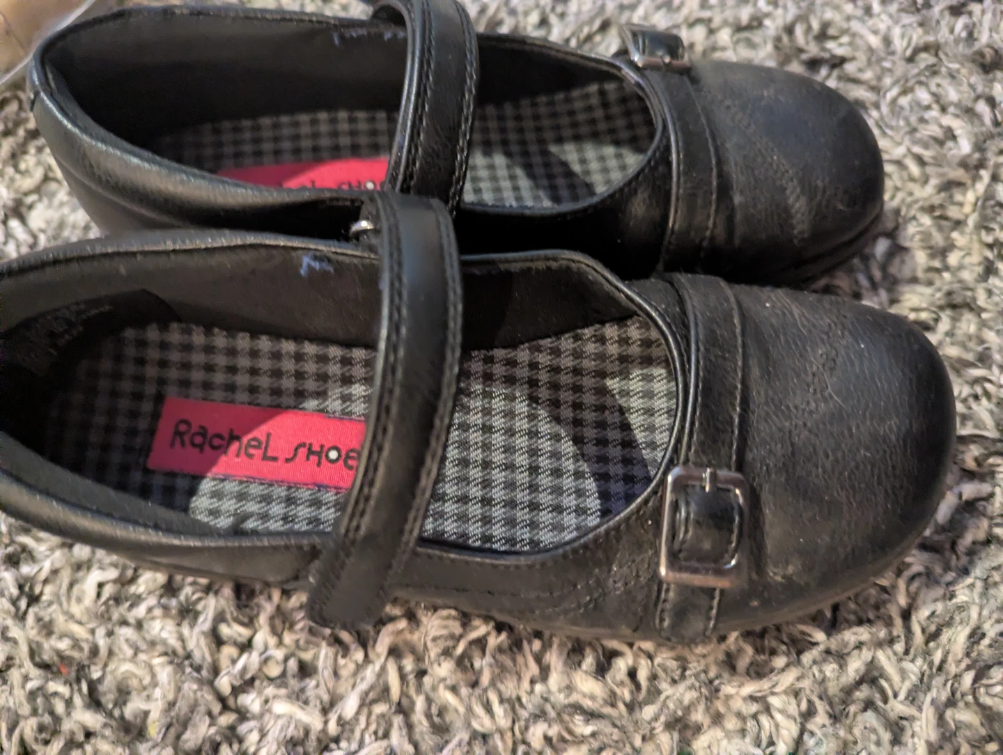 Rachel Shoes Black Mary Jane Flats