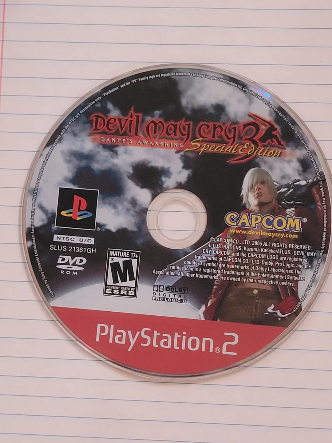 PS2 Devil May Cry 3: Dante's Awakening Special Edition