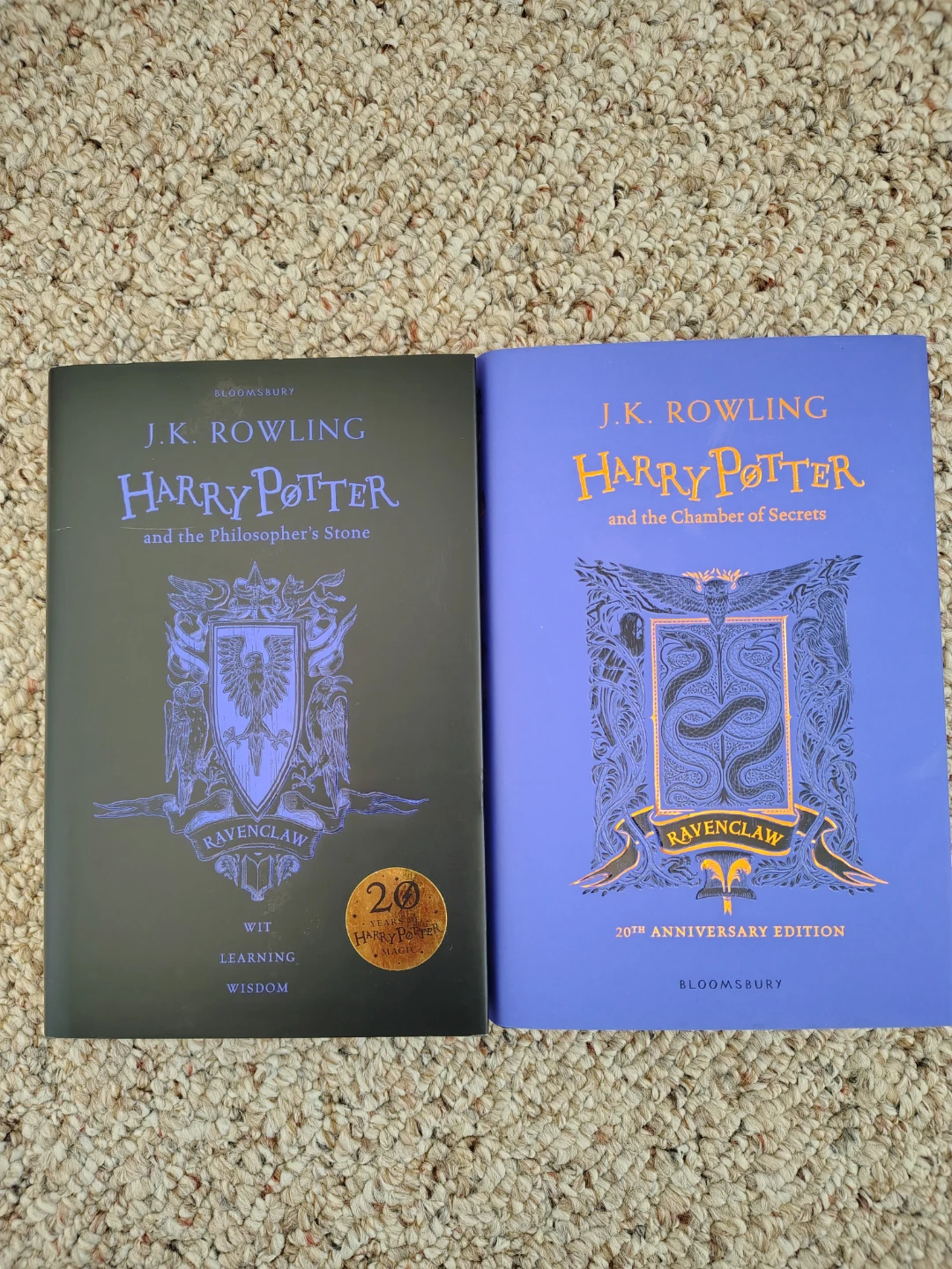 Harry Potter 1 & 2 Ravenclaw Editions hardcover