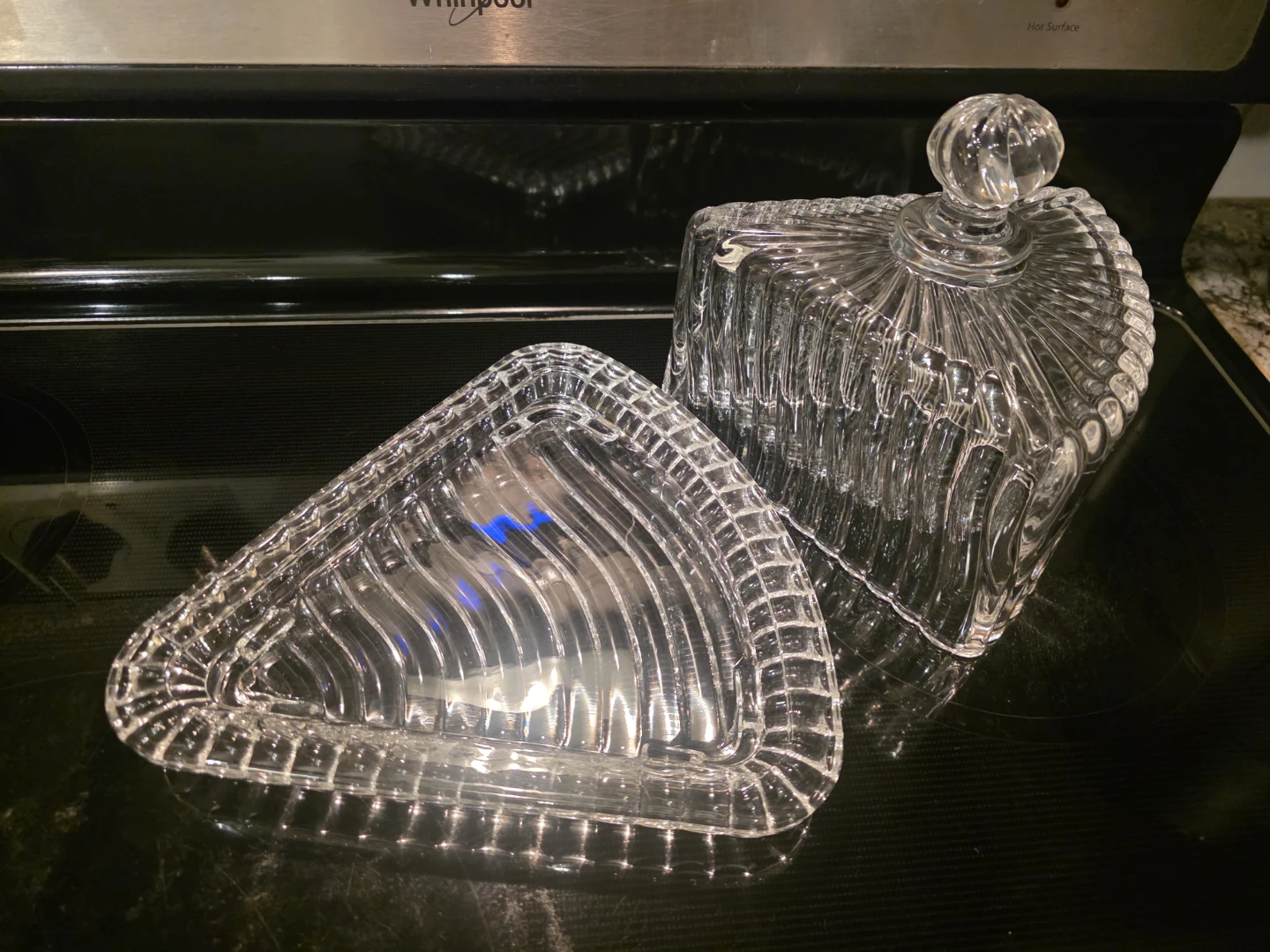 Glass Dish with Lid - photo 2