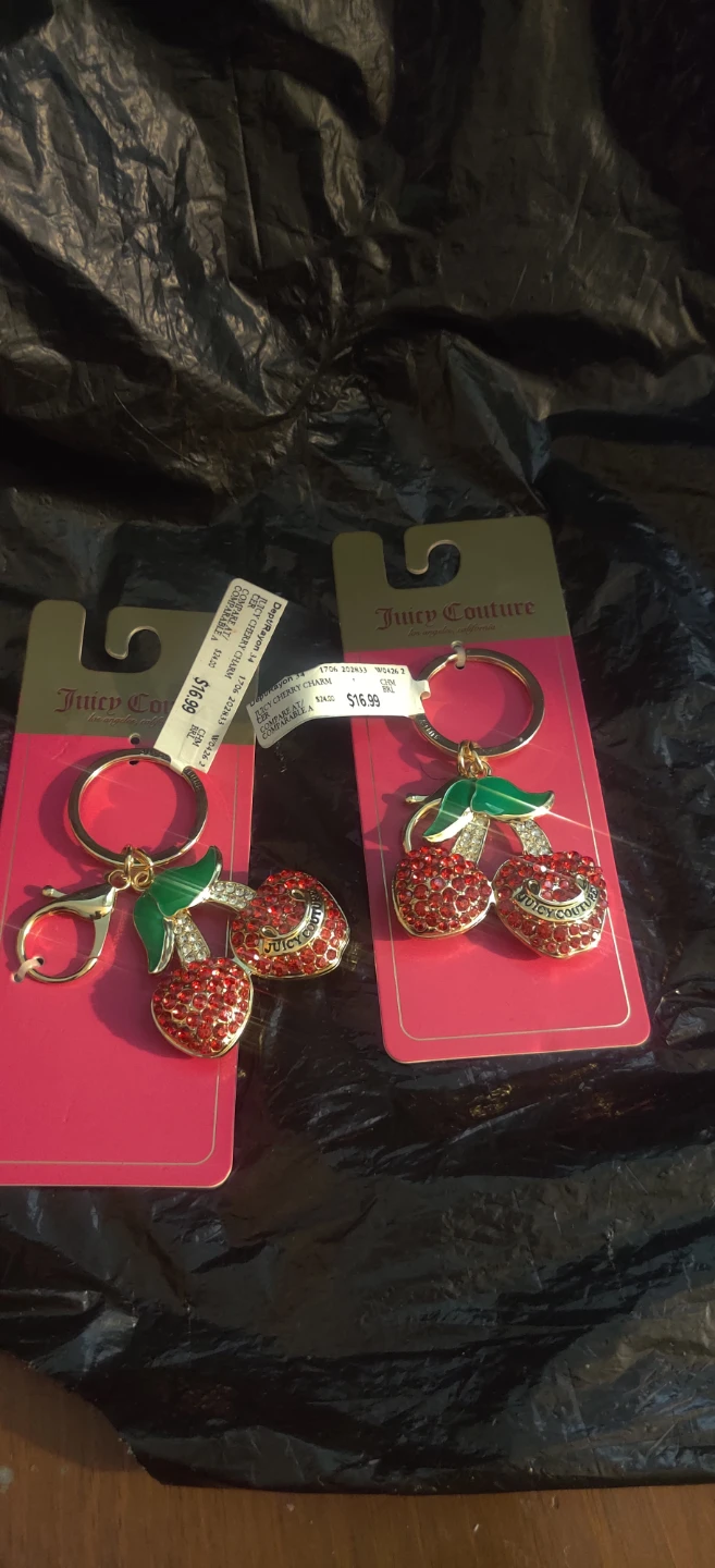 Juicy Couture Cherry Charm Keychains - photo 5