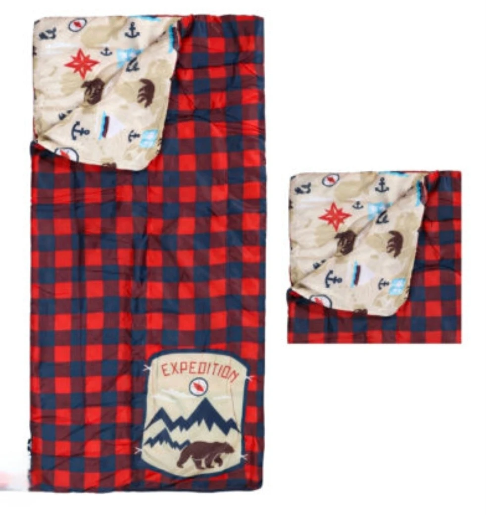 Ozark Trail Kid's Expedition Sleeping Bag - Red Plaid
