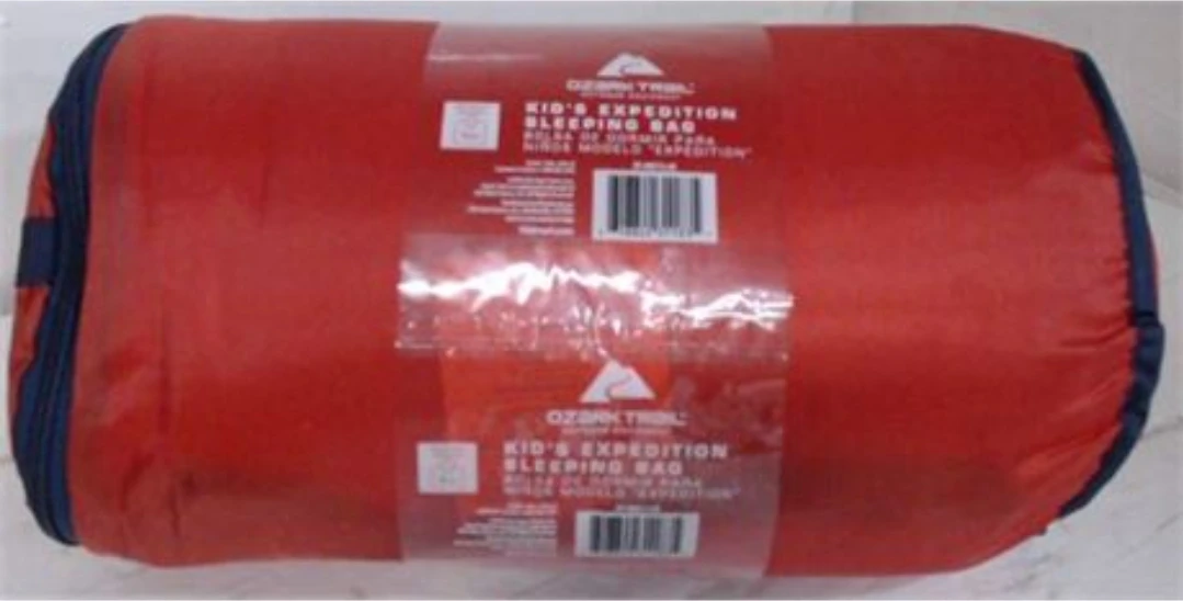 Ozark Trail Kid's Expedition Sleeping Bag - Red Plaid - photo 3