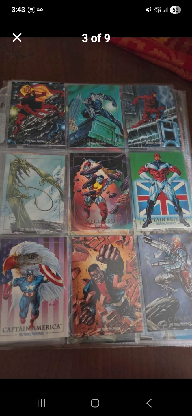 Marvel Masterpieces Trading Cards 1992 - photo 2