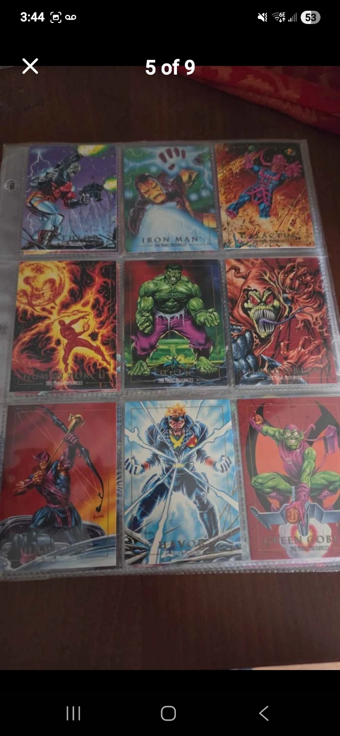 Marvel Masterpieces Trading Cards 1992 - photo 5