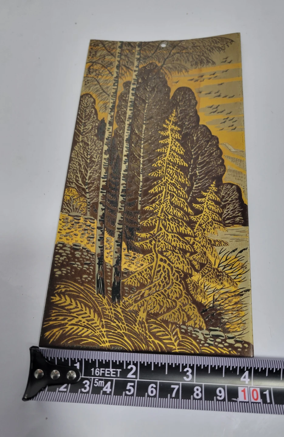 Zlatoust Vintage Metal Art Plaque made in USSR - photo 4