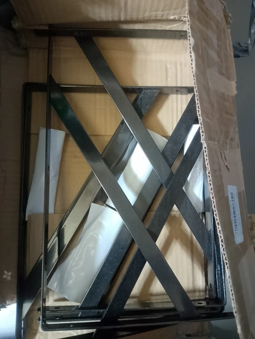 Metal Rack Brackets 11 x 7 inch 6 pieces