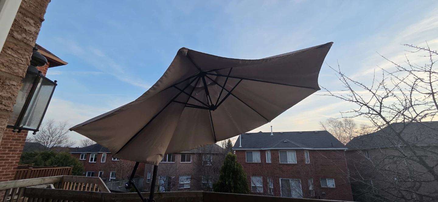 Brown Outdoor Patio Umbrella - photo 2