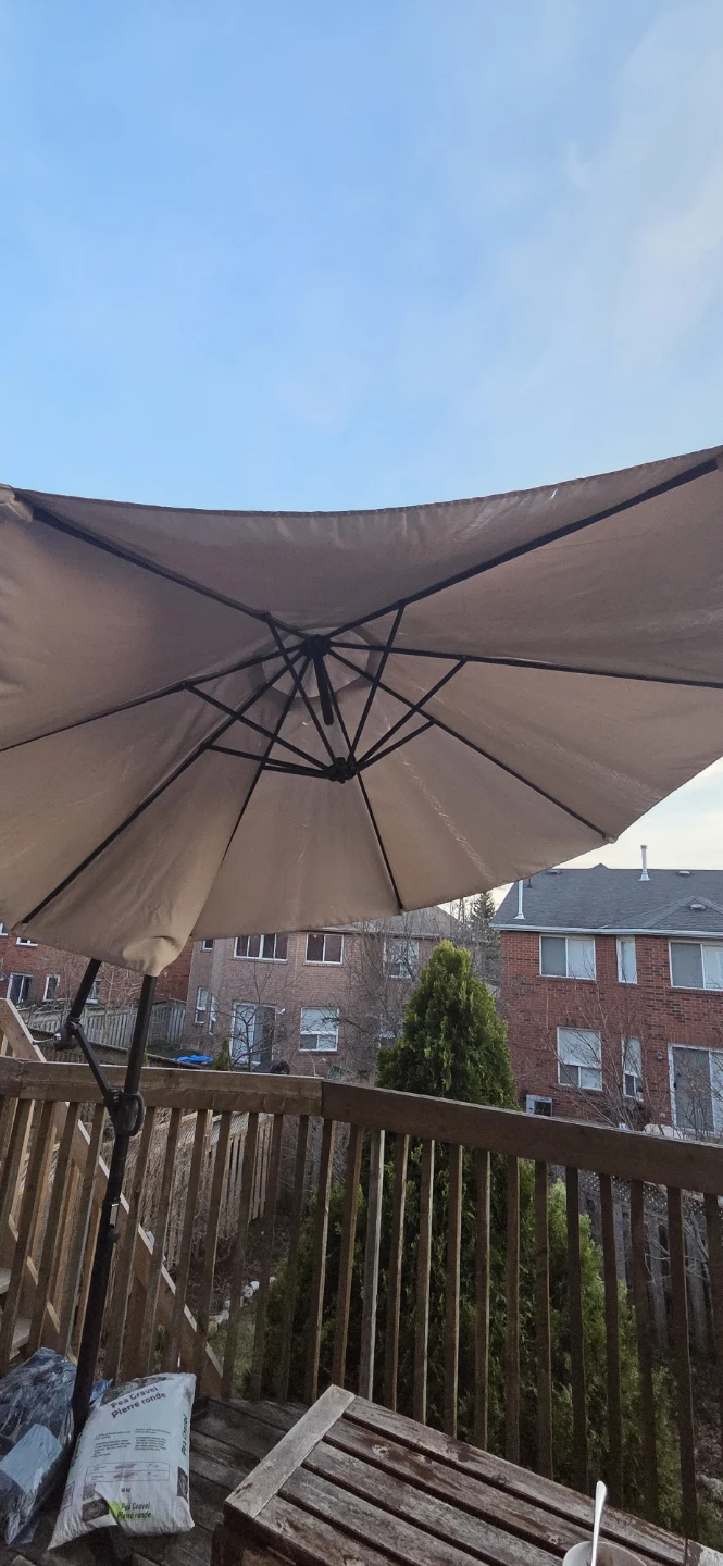 Brown Outdoor Patio Umbrella - photo 3