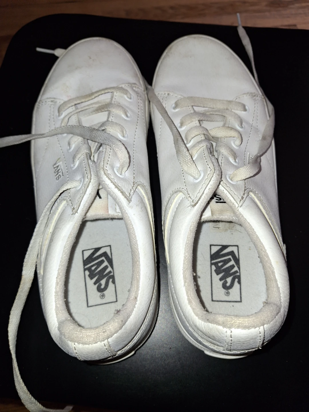 Vans "Off The Wall" White Lace-Up Sneakers - photo 2