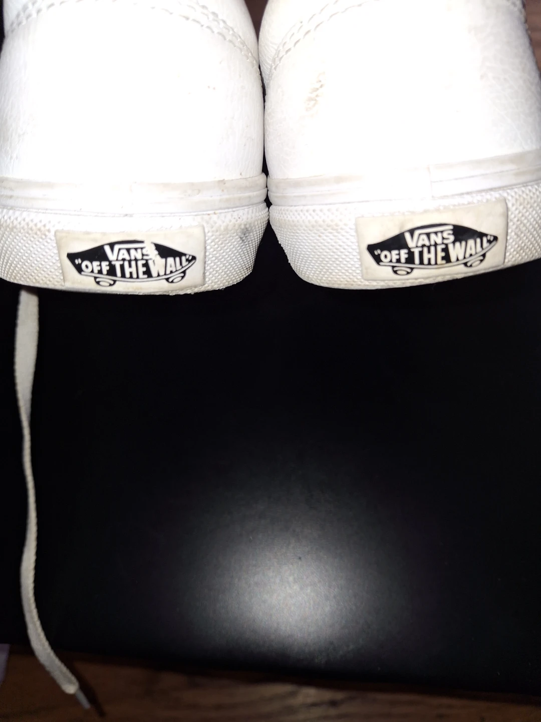 Vans "Off The Wall" White Lace-Up Sneakers - photo 3