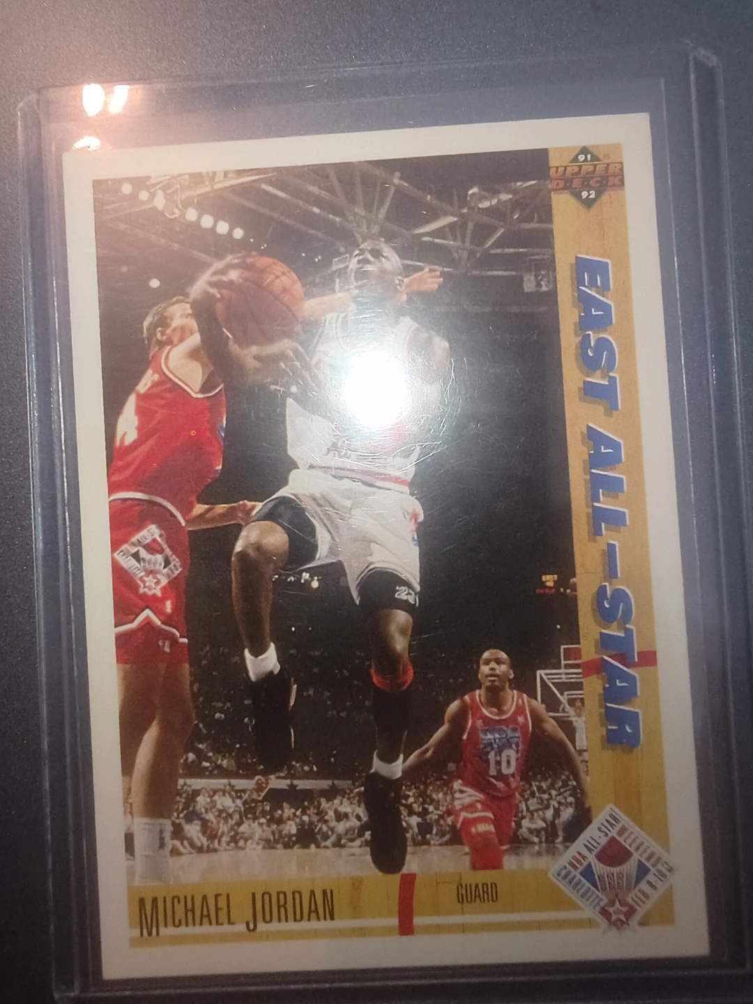 1991-92 Upper Deck Michael Jordan East All-Star Card