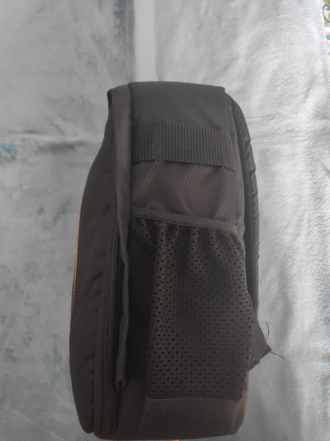 Black Camera Backpack with Orange Interior - photo 2