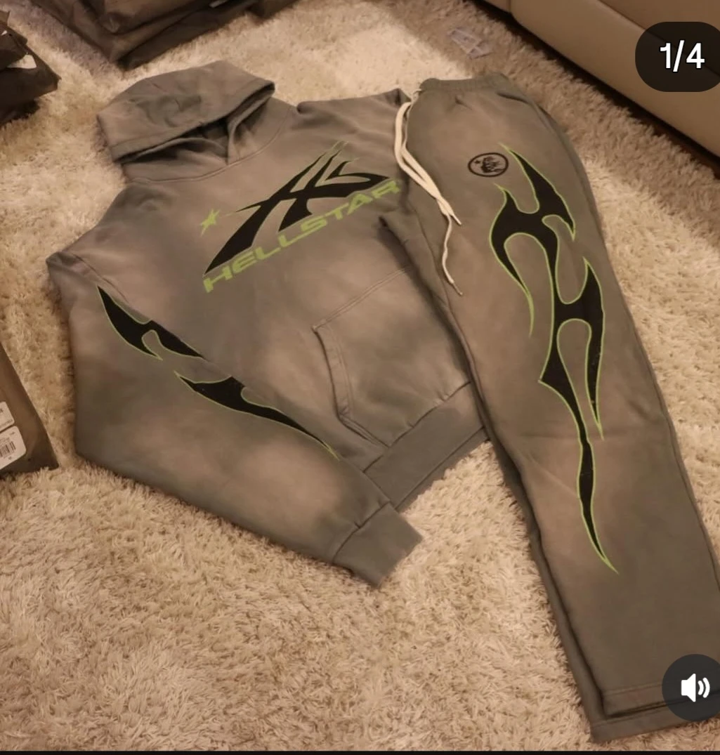 Hellstar Hoodie and Sweatpants Set