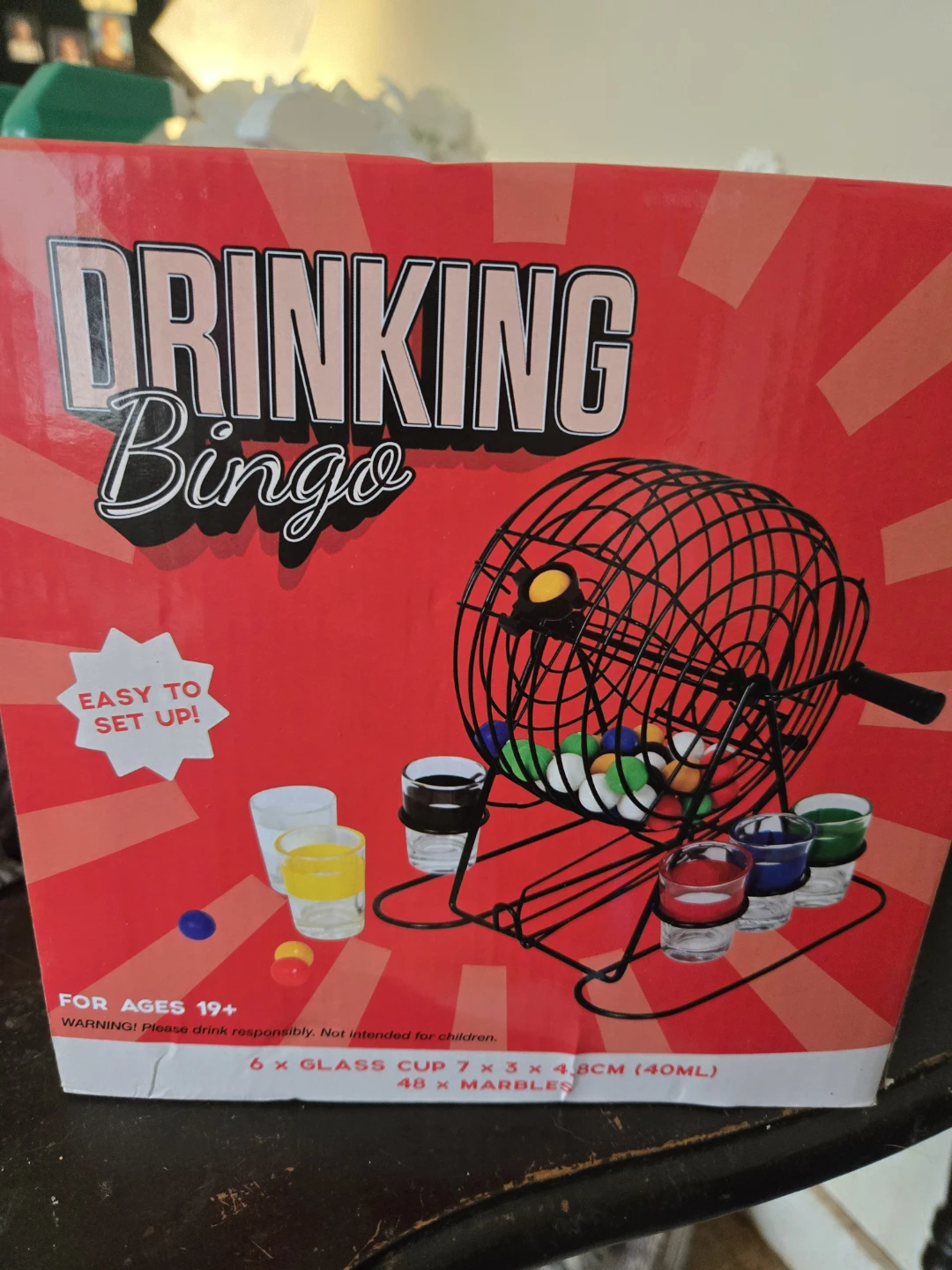 Drinking Bingo Game