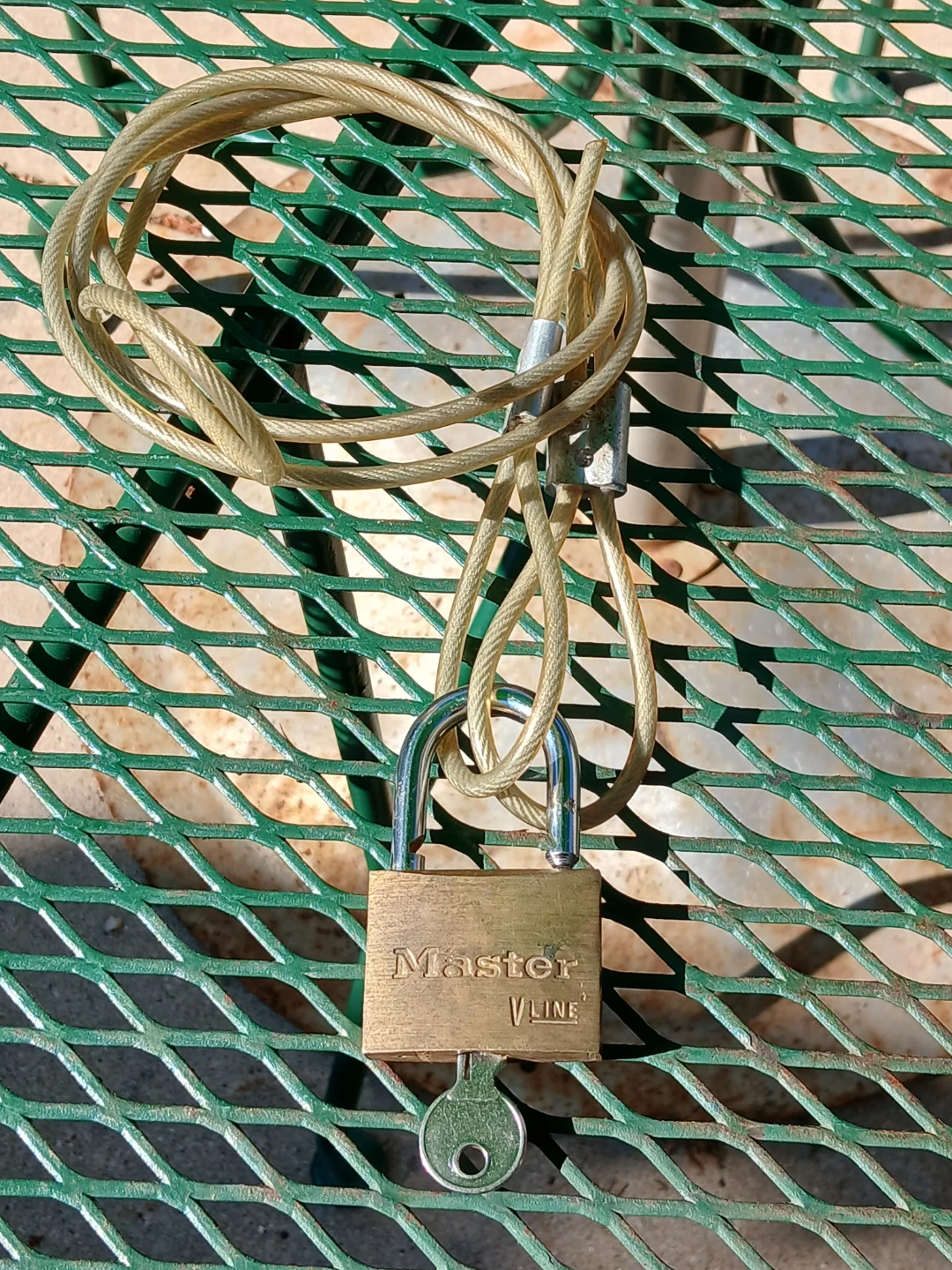 Master V-Line Padlock and Cable Lock