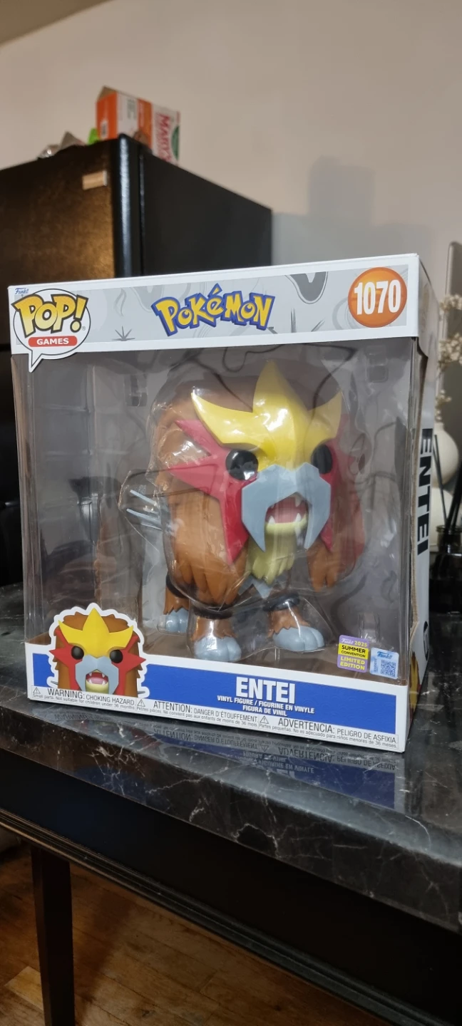 Funko Pop! Games Pokemon Entei #1070 Vinyl Figure