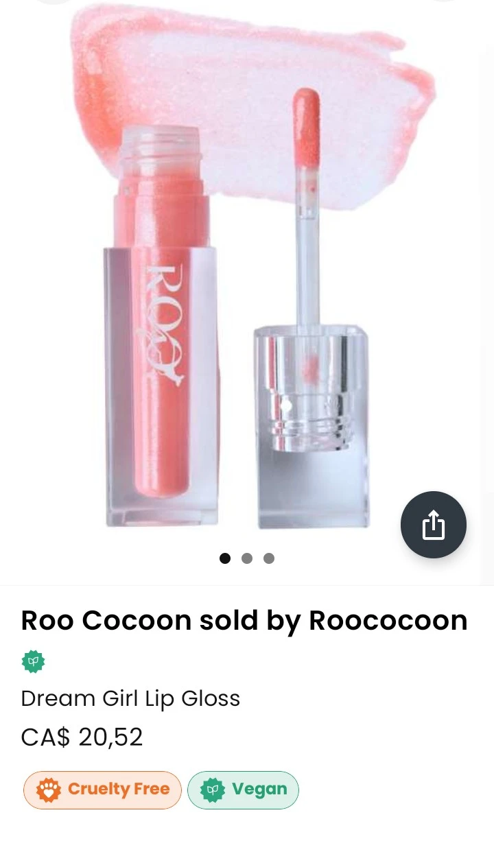 Roococooon Dream Girl Lip Gloss