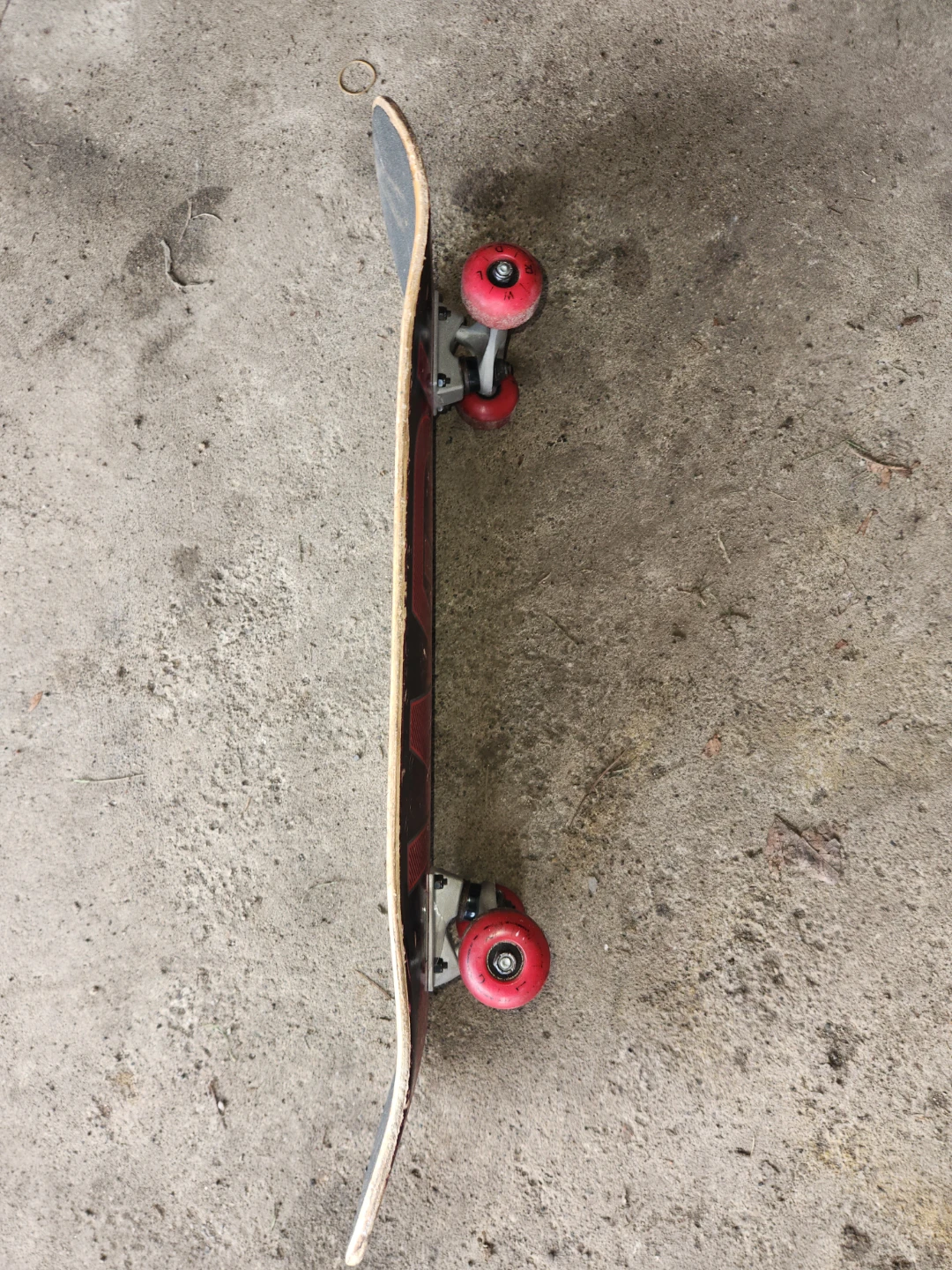 Red Skateboard with 'JR' graphic - photo 4